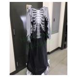 Halloween Costume: Hooded Skeleton Robe