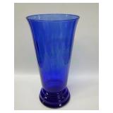 14-1/4" Cobalt Blue Glass Vase