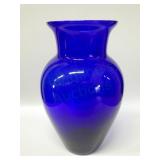 Large 13" Cobalt Blue Vase