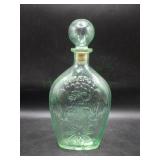 Lord Calvert Liberty Eagle Green Glass Decanter