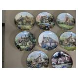 Marty Bell English Country Cottages LE Plates x 8