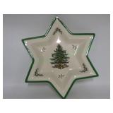 Spode Christmas Tree Star Dish S3324-A1 IOB