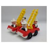 Fisher Price Fire Trucks, Firemen & Dog