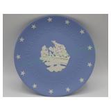 Wedgwood Blue Jasperware 8" Independence Plate