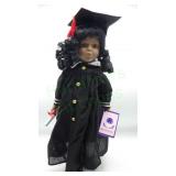 African American Cap & Gown "Lake" Porcelain Doll