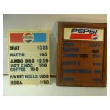 Two PEPSI Message Boards