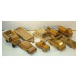 Collection of  Vintage Wooden Toys