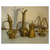 Four Brass Items