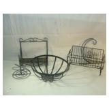 Metal Basket, Holder and Racks