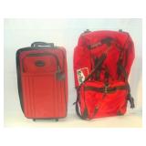 Red Travel and MARLBORO bag