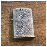 Vintage Siam Sterling Silver Zippo style Lighter