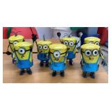 (7) 12" Metal Handmade Minions