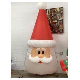 10ft Tall Santa Head Blowup