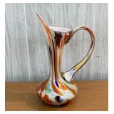 10" Art Glass pitcher