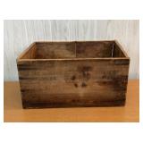 18x12x9" vintage wood Cutty Sark Whiskey Crate