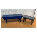 2 Small decorative benches