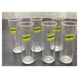 6 Tall Fresca Glasses