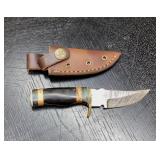 6" CUSTOM HANDMADE KNIFE WITH SHEATH