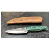 8" CUSTOM HANDMADE KNIFE WITH SHEATH