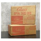 2 BOXES COKE GLASSES SEALED