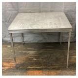 35x35" metal Folding card table