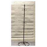 Vintage 77 inch metal coat rack