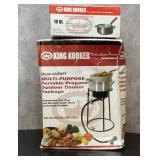 KING KOOKER OUTDOOR FRYER WITH 10 Quart Pan