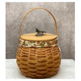 8" Longaberger Covered Basket