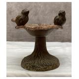 Cast iron birdbath 4 1/2"