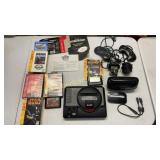 Vintage Sega Genesis game system w/32X expander