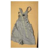 Vintage Squeeze ladies shortalls, size L