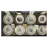 8 1970s Lenox Boehm Plates, all in executive
