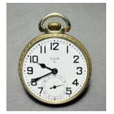 Elgin 15j, 10kt Rolled Gold Plate, Pocket Watch,