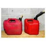 Two 2.5 Gallon Gas Cans