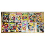 16 Comic Books, 9 Thor, 7 others