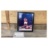 Muhammad Ali  signed framed photo with COA