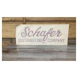 Schafer peel off sticker