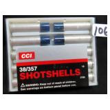 Ten (10) CCI .38/.357 Shotshells (135 pellets)