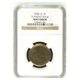 2000-14 $1 Planchet Mint Error, NGC Certified