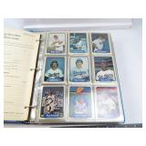 Binder of Baseball Cards