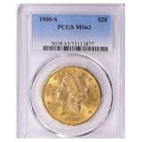 1900-S Liberty Gold Double Eagle PCGS MS-63