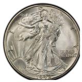 1942-D Walking Liberty Half Dollar PCGS MS-66