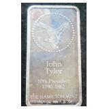 One Troy Ounce .999 Fine Silver Art Bar