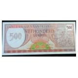 500 Gulden April 1 1982 Van Suriname