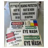 Assorted Signs and Stickers