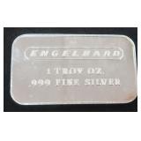 Vintage Engelhard 1 Troy Ounce .999 Fine Silver