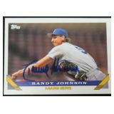 Randy Johnson Signed Baseball Card