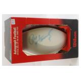 Paul Hornung Signed White Panel Football, HOF