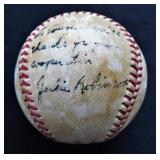 1947-1951 Jackie Robinson Signed Spalding ONLB JSA