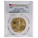 $3241 PCGS Guide: 2021 $50 One-Ounce Gold Eagle